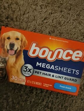 Bounce Megasheets Pet Hair & Lint Guard